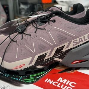 Speedcross 6 Trail-Running Shoes - Men's Size 8.5 Black and Gray